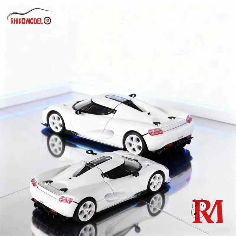 Rhino Model 1:64 Sport Car CC850 (capota extraíble con motor detallado) Coche modelo fundido a presión