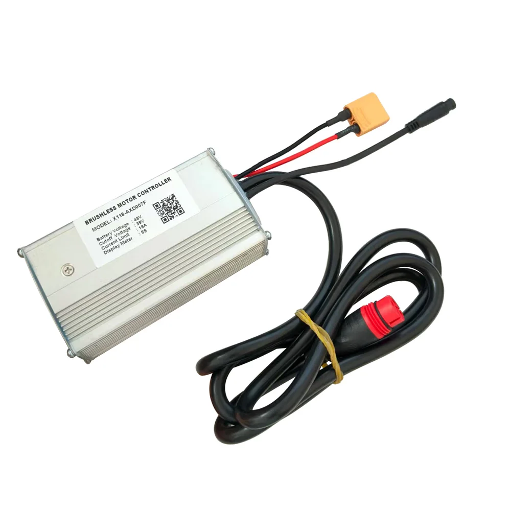 

Brushless Motor Controller X118-AXD007F 48V 18A Electric Bicycle Scooter Speed Controller Suitable for 5S Protocol Display