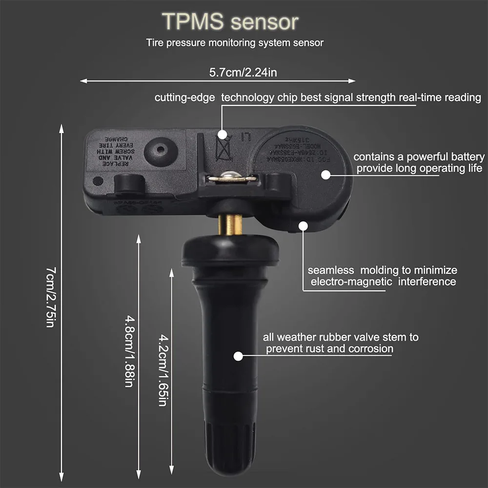 High Quality 9L3Z1A189A 9L3Z-1A189-A 315MHz TPMS TPMS Sensor For Focus Edge Fiesta Mustang Lincoln Navigator MKZ MKC MKT Milan