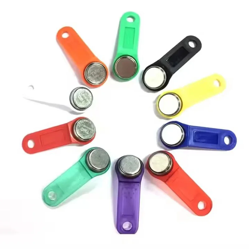 

RW2000 13.56MHz Rewritable PVC RFID Tag T5577 Touch Memory Mix Color Key for Hotels Changeable Code IButton Access at 134.2KHz