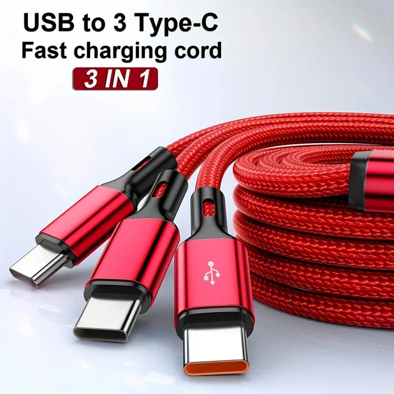 100W 6A USB-A To 3 … - image