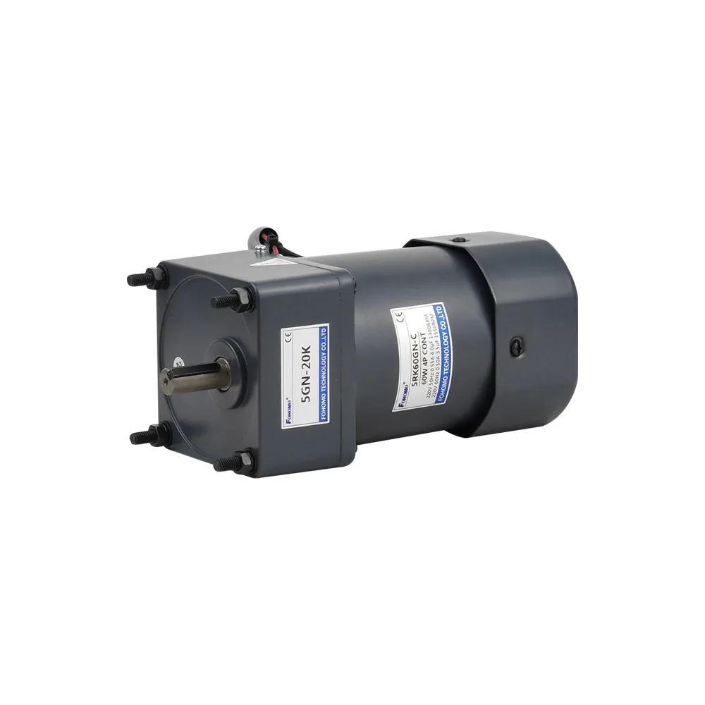 

6W-250W forward and reverse single-phase 220V AC speed regulating fixed speed gear reducer motor