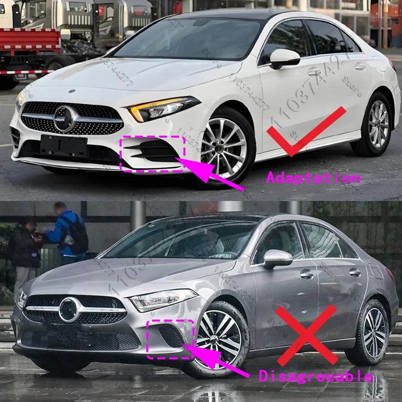 For 2019-2022 Chassis W177 Mercedes Benz A Class Front Bumper Outer Grille Cover 1778858300 1778858400