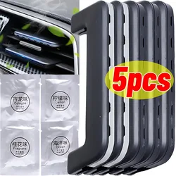 Car Air Outlet Aromatherapy Clip Solid Aromatherapy Strips Set 8cm Auto Air Vent Wind Direction Paddle Hidden Fragrance Clip