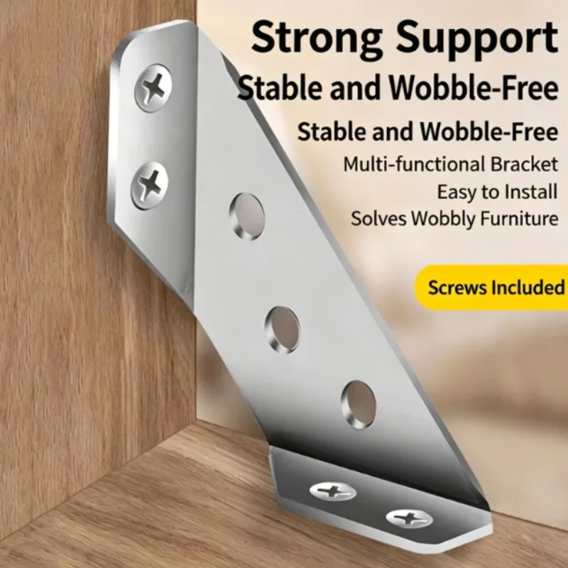 Thickened three-sided fixed right-angle multi-functional furniture connection accessories Household tool accessories