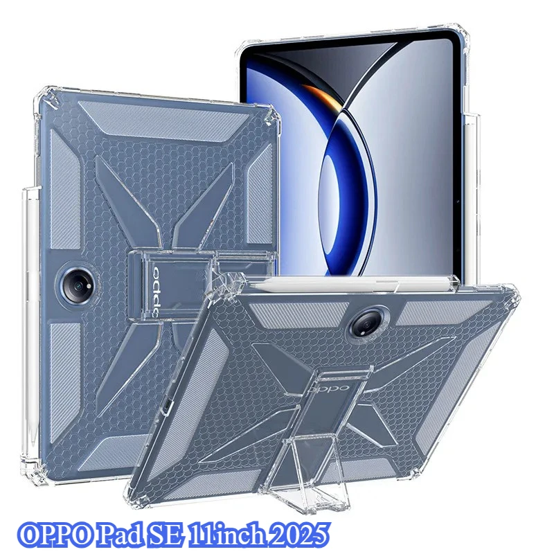 

HD Clear Heat Dissipation Case for OPPO Pad 4 Pro 13.2 SE 11 2025 OPD2417 Pad 3 2 11.61" Air 2 Neo OnePlus Lite Go with Pen Slot