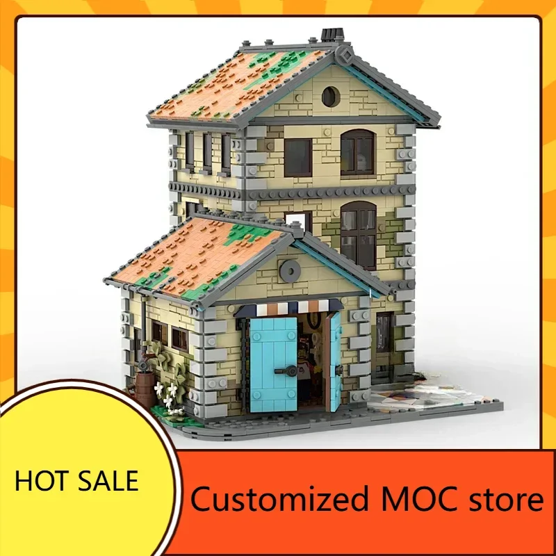 2814PCS  Family House MOC  Holiday Puzzle  StreetView CityArchitecture Collection Series Christmas Birthday Gift for Kids Age