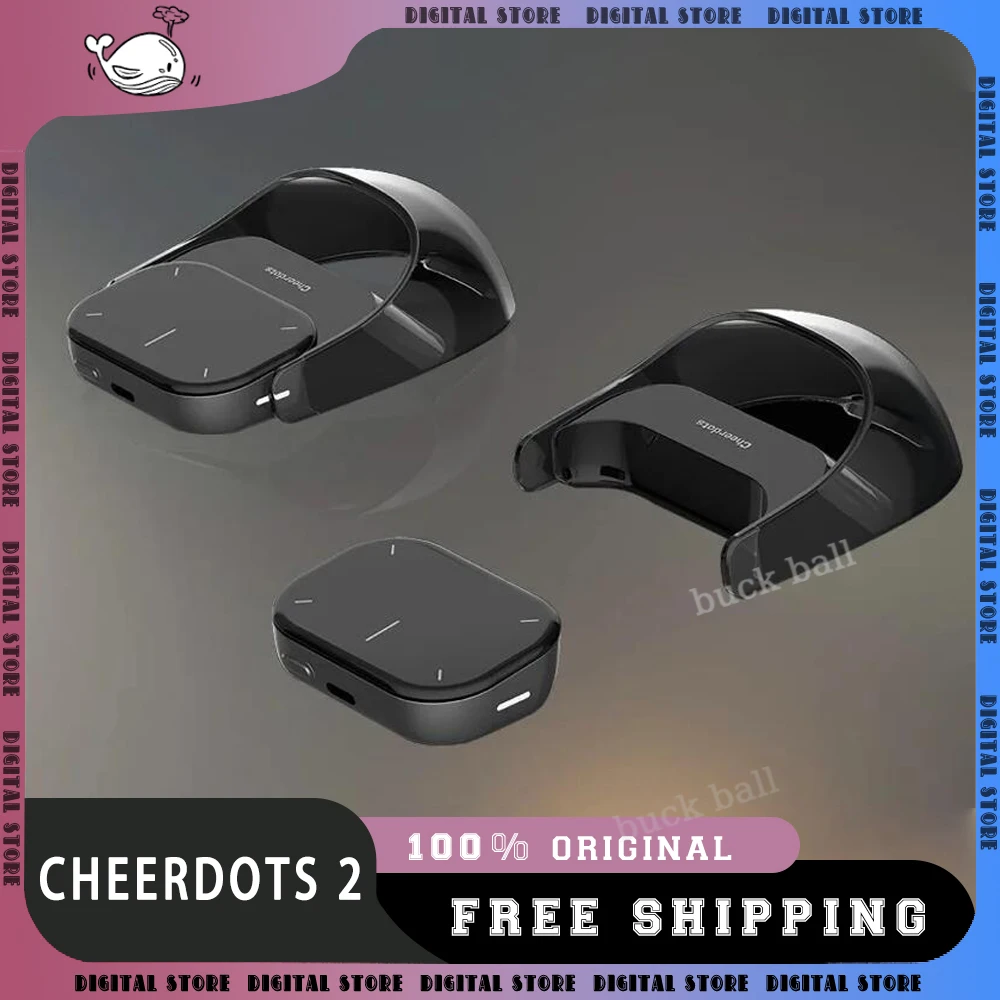 Cheerdots 2 Detachable Air Mouse Wireless Touchpad Laser All-in-one AI Bluetooth Mobile Custom Mouse Presenter Remote Control