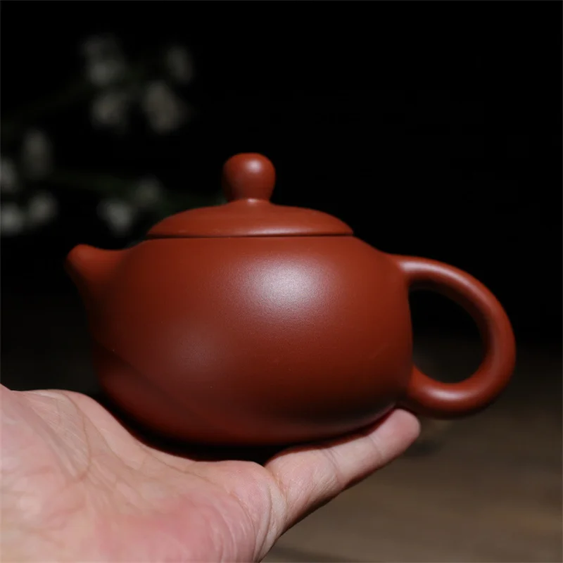 260cc China Yixing Teapot Zisha Xishi Tea Pot Handmade Kettle Purple Clay Suit Tieguanyin Puer Kettle Tea Table Decoration