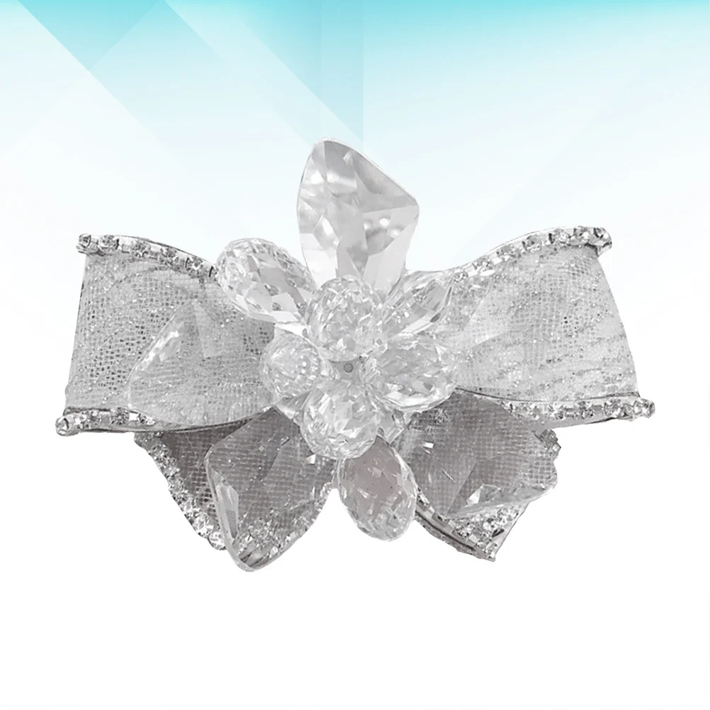 

2Pcs Rhinestone Shoes Ornament Crystal Glass Bowknot Clip Wedding Shoes DIY Fashion Shoe Accessories Crystal Shoe Decoration