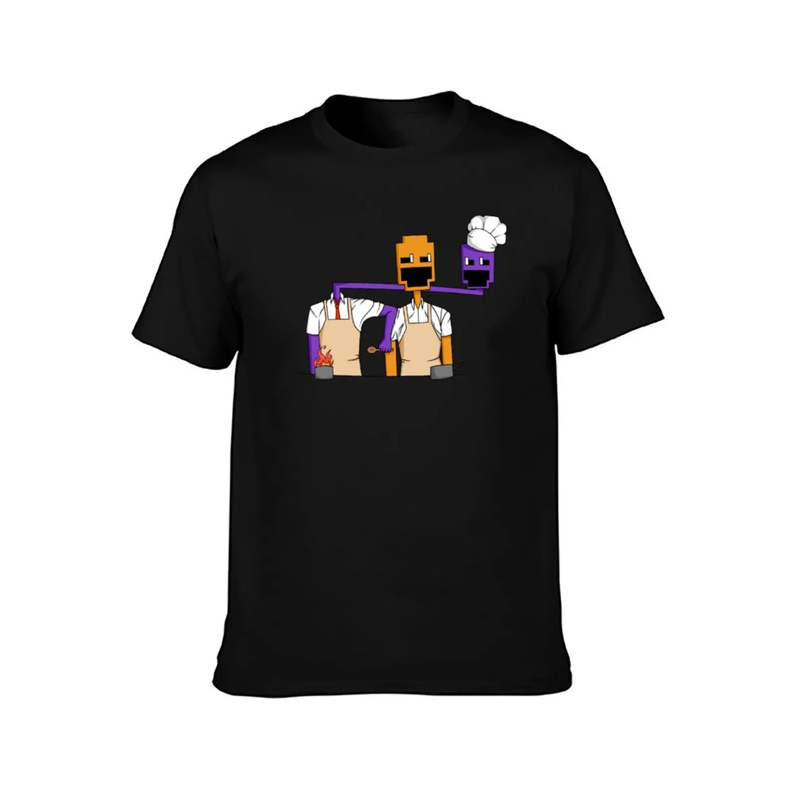 Dave and Jack chef- day shift at freddys T-Shirt Casual Light Summer Short Sleeve Top