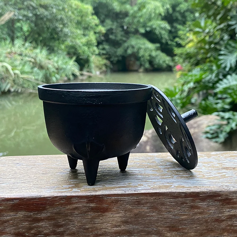 

Cast Iron Burner Retro Metal Cone Holder for Living Room Bedroom Office Incense Burner Holder Aromatherapy Home Decor