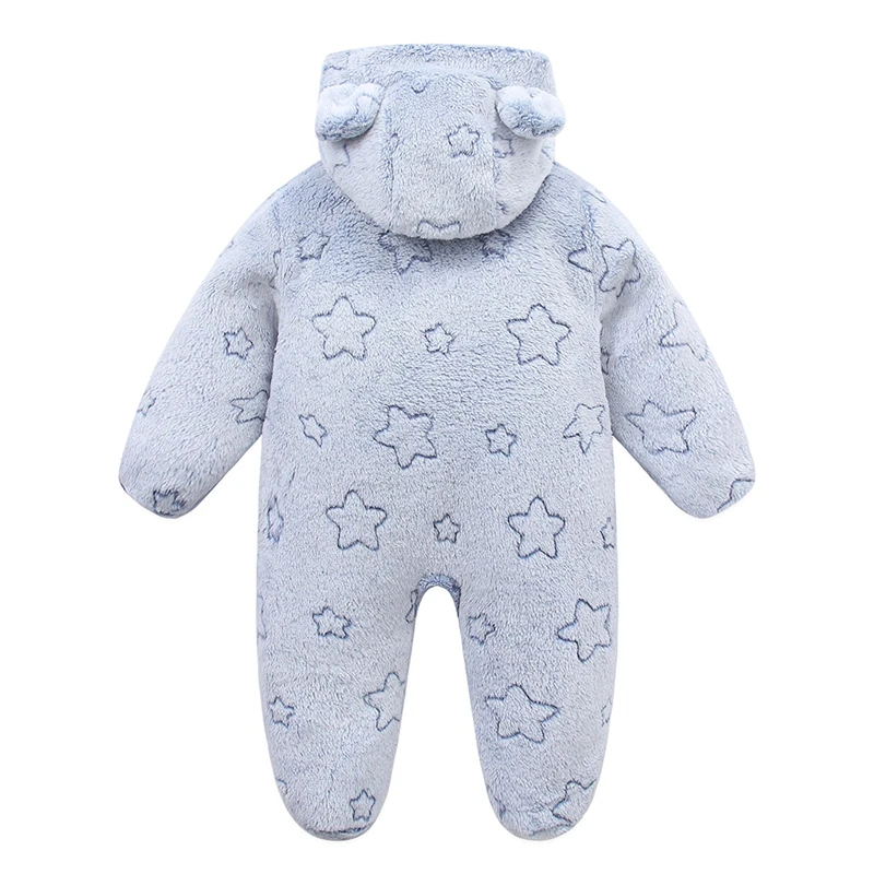 Soft Newborn Baby Clothes Flannel Autumn Winter Baby Boys Girls Jumpsuit Cartoon Newborn Bodysuit Warm Rompers for Babies 0-12M