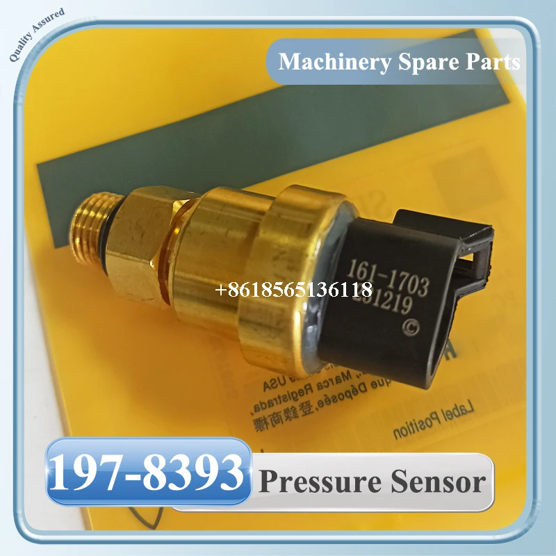 Pressure Sensor 161-1703 1611703 197-8393 1978393 for ENGINE C7 C9 C-10 C-12 C-18 C-15 Excavator 330C L 336D L