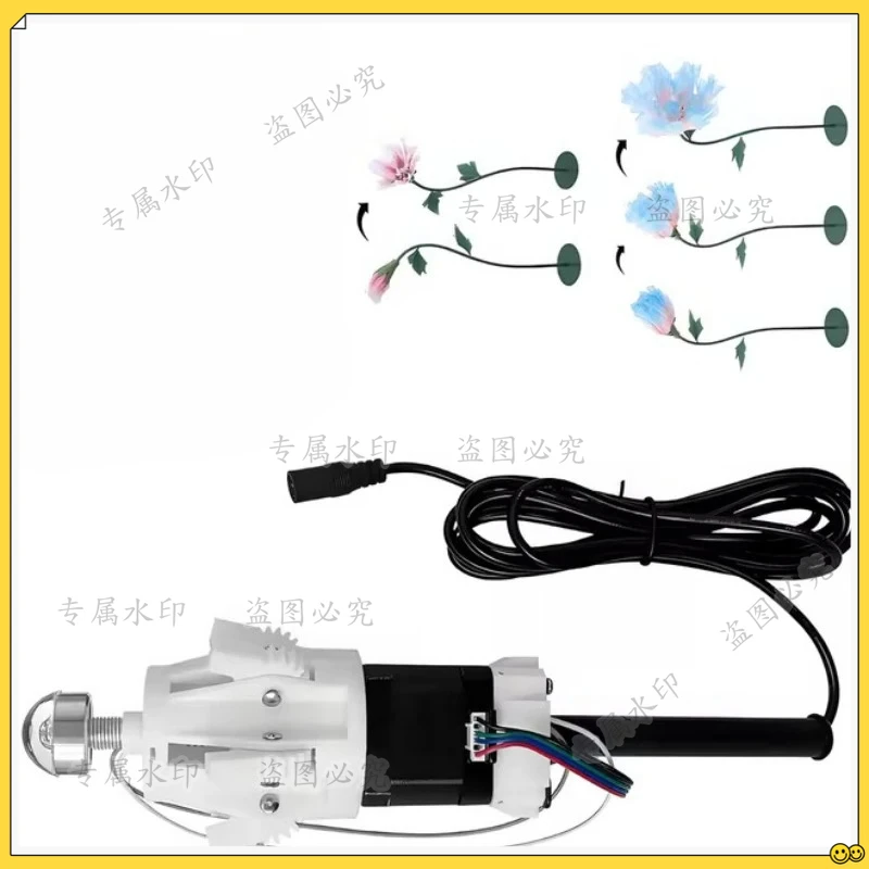 

Мотор для искусственных цветов с функцией раскрытия/закрытия, многофункциональный, механический, для движущихся цветов, простая установка, DIY, для свадебных декораций, НАБОР