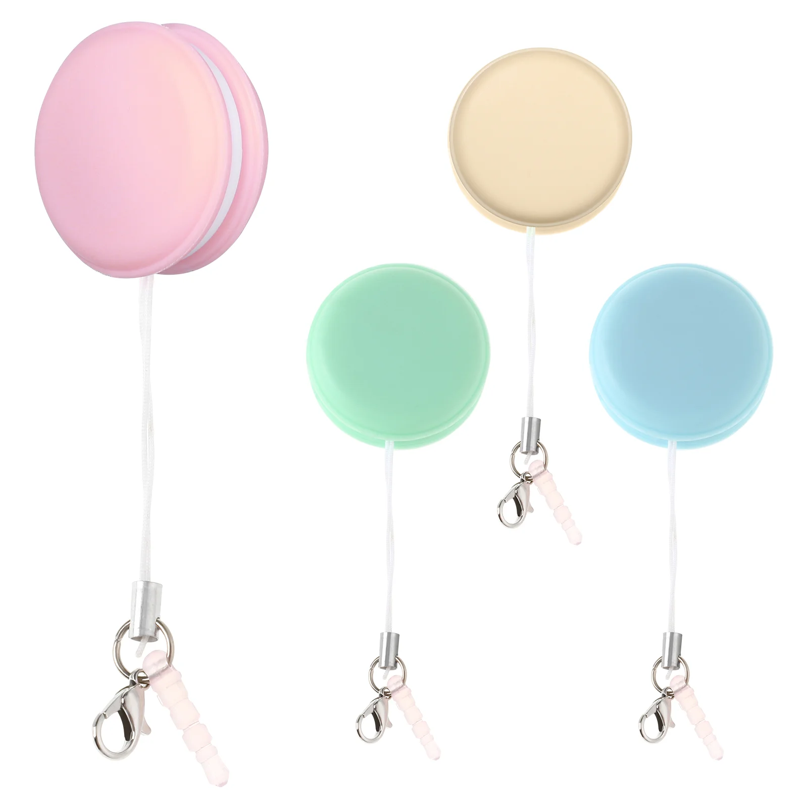 

4 Pcs of The Lid Creative Screen Cleaner Hanging Phone Wipe Macaron Cellphone Cleaning Wipes