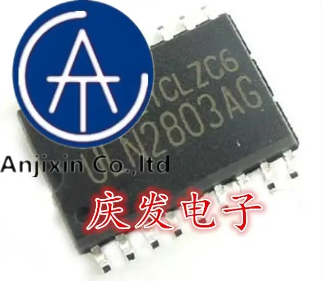 

10pcs 100% orginal new in stock ULN2803 ULN2803AG SOP18 Darlington transistor
