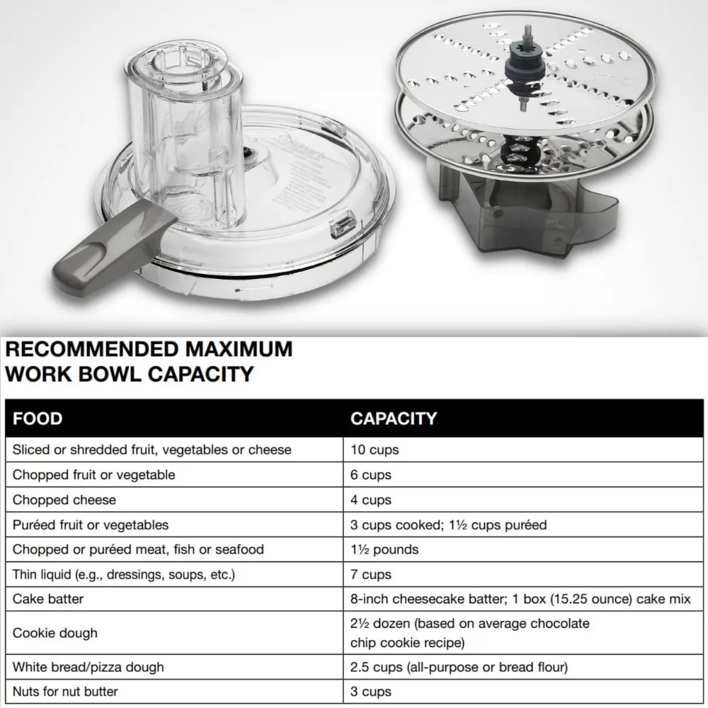 Robot culinaire multifonctionnel personnalisé 10 tasses, en acier inoxydable, 500W, avec contrôle des polymères les (mélange/faible/élevé/impulsion), blanc