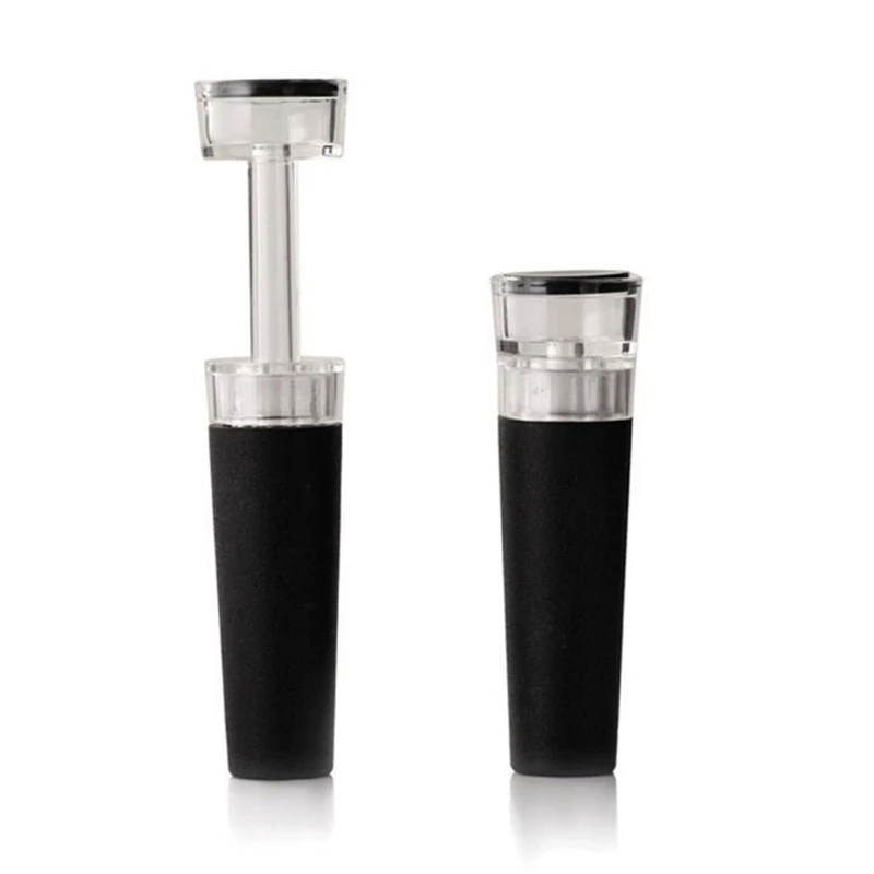 F92B Leakpronation Wine Bottle Silerer Shilecone Bottle Stoppers со встроенным вакуумом