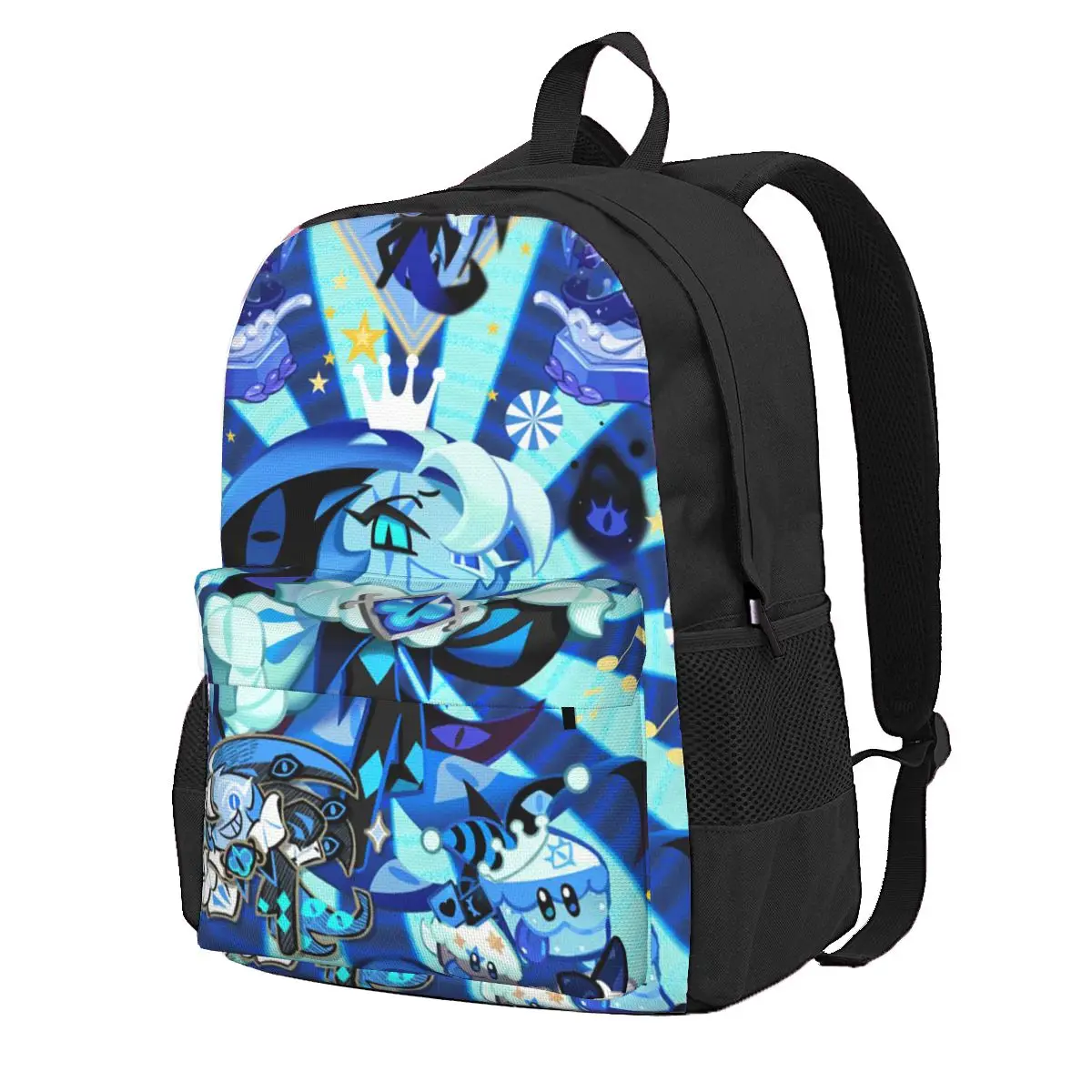 Shadow Milk Cookie Run KingdomStudent Backpack School Bag Hiking Travel Daypack for Men Women Fashion Bookbag Shoulder Bags
