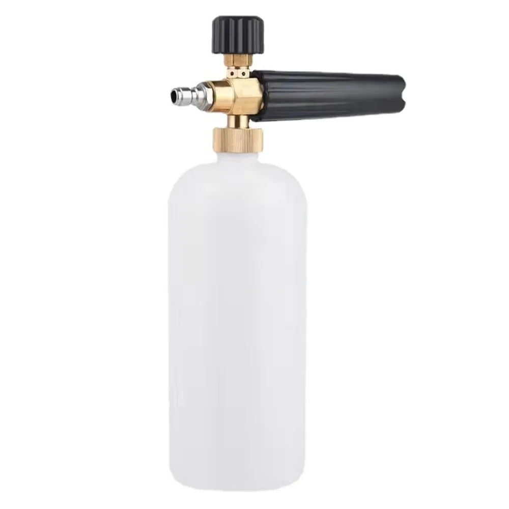 High Pressure Car Wash Foam Cannon Snow Foam Lance Adjustable Fan Spray Nozzle for Pressure Washer Car Cleaning Foam Generator