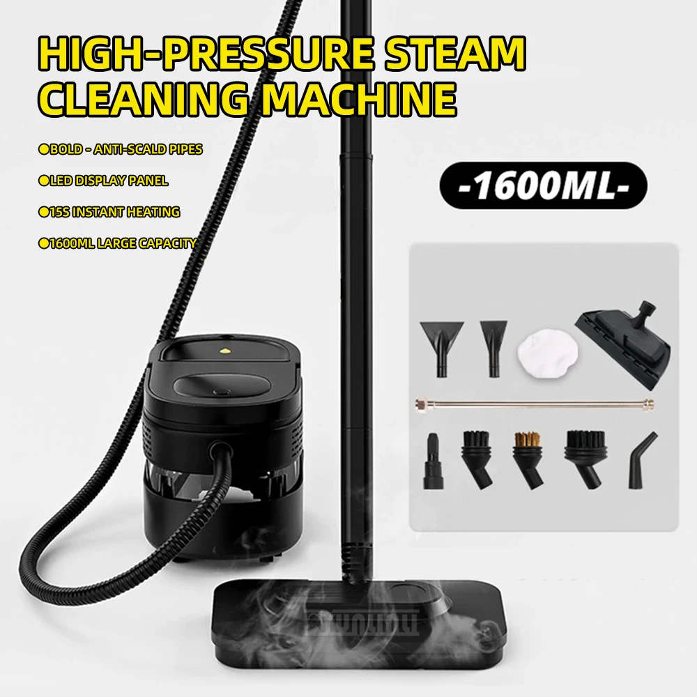 TC-SC-008 Máquina de limpeza a vapor multifuncional Esfregão a vapor de cozinha doméstica de alta temperatura para limpeza profunda