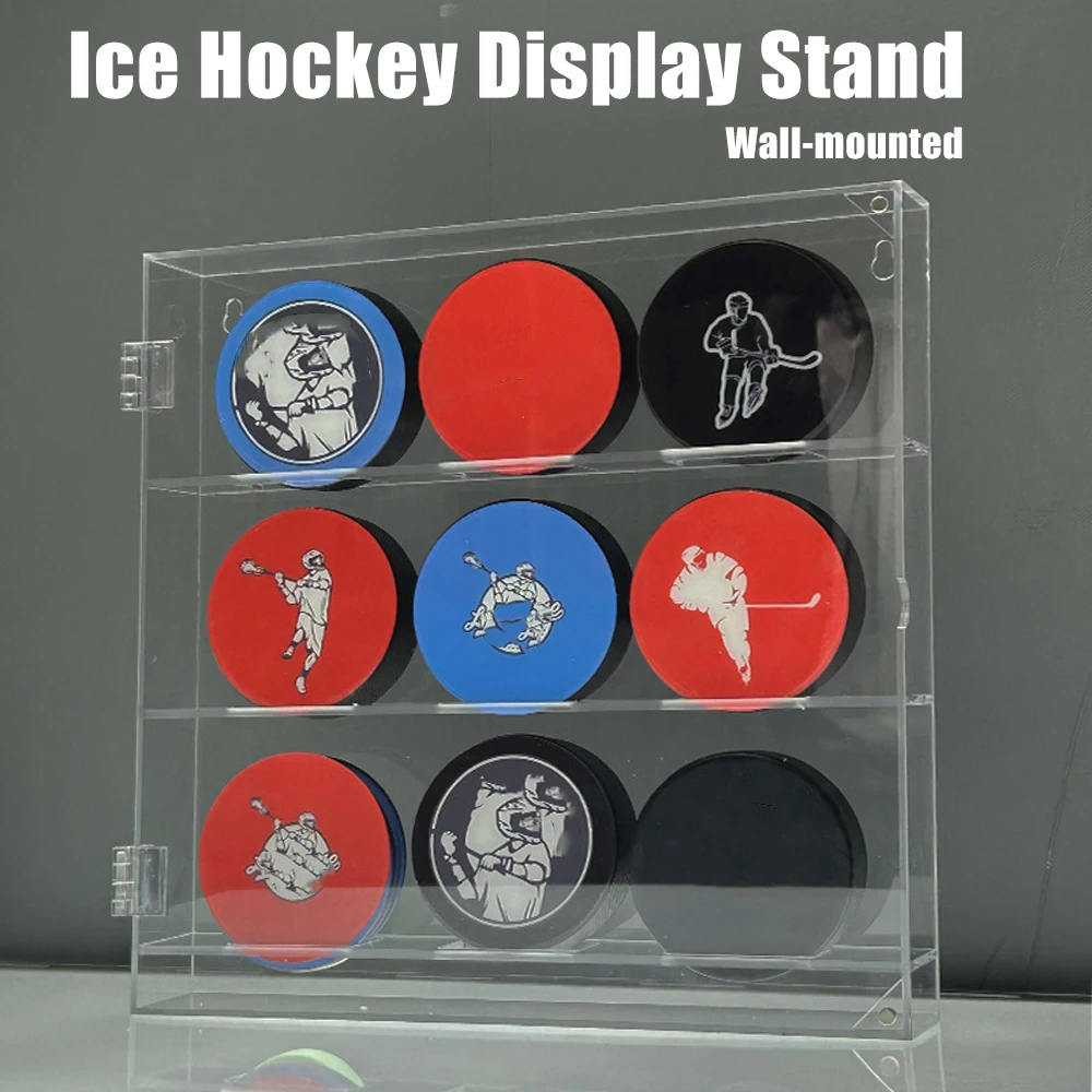 

Ice Hockey Display Stand, Hockey Wall Mounted Display Cabinet, Ice Hockey Acrylic Display Box