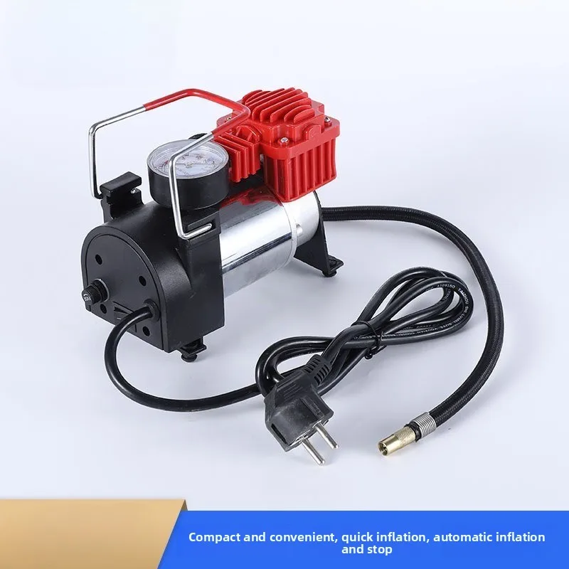 220V 150PSI Mini Air Compressor Electric Tire Inflator with Gauge Portable Tire Pump Electric Air Pump Auto Repair Accessories
