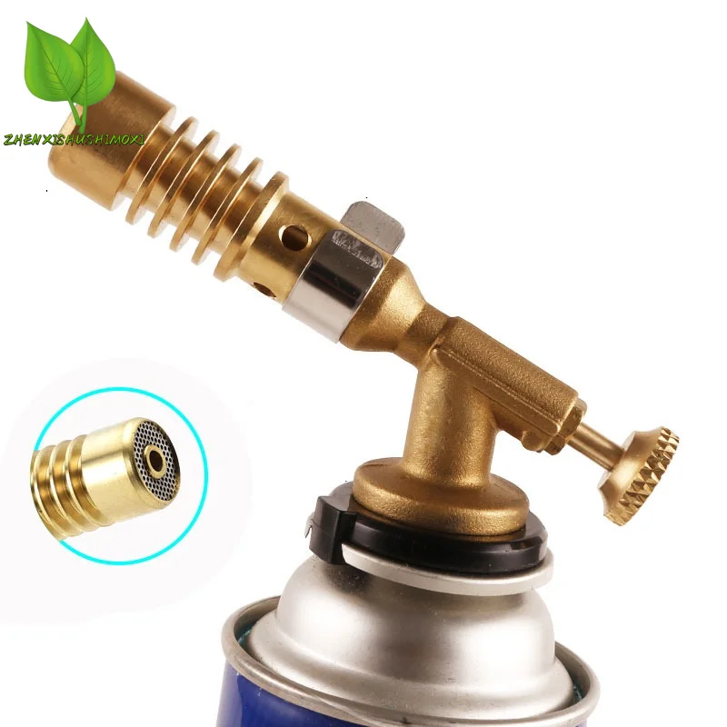 Portable Welding Torch Flame Gun, High Temperature Brass, Mapp Gas Burner, Brazing Solder, Propane Plumbing, 1Pc