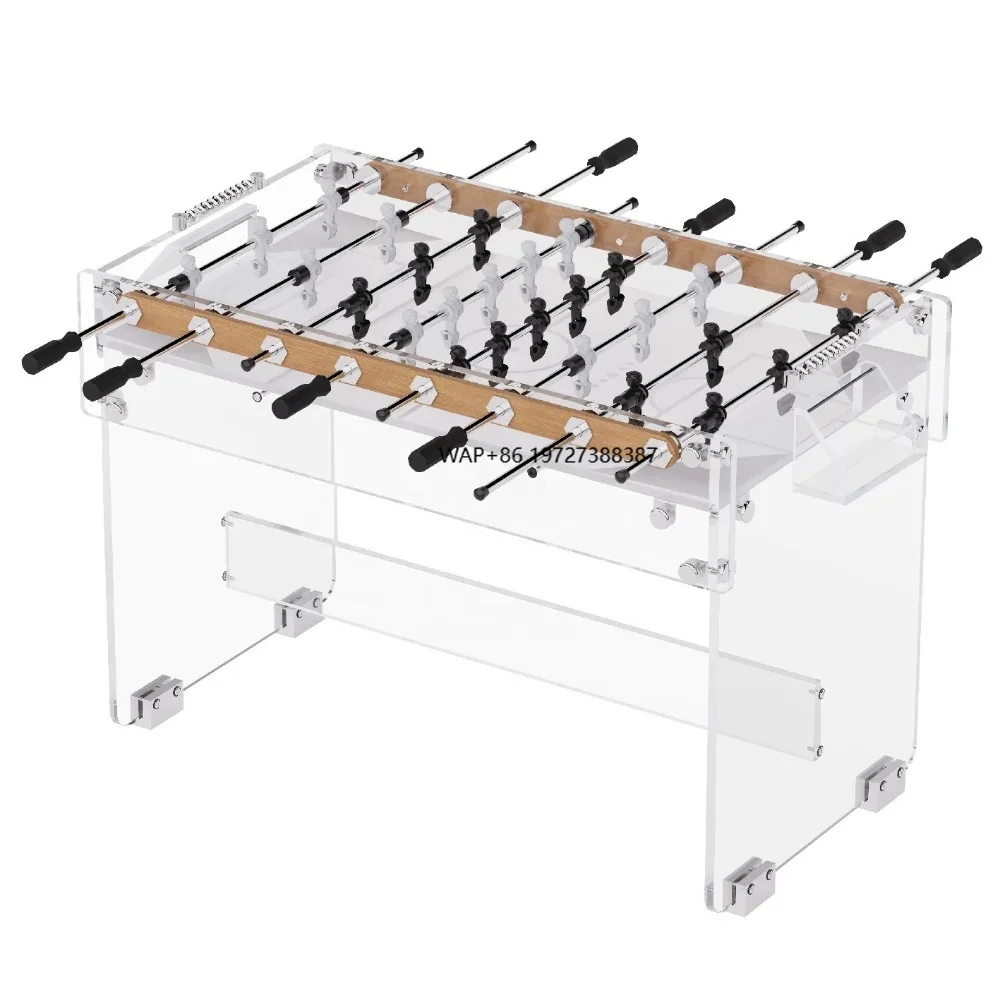 Clear Acrylic Modern Home Use High Quality Foosball Table Soccer Table