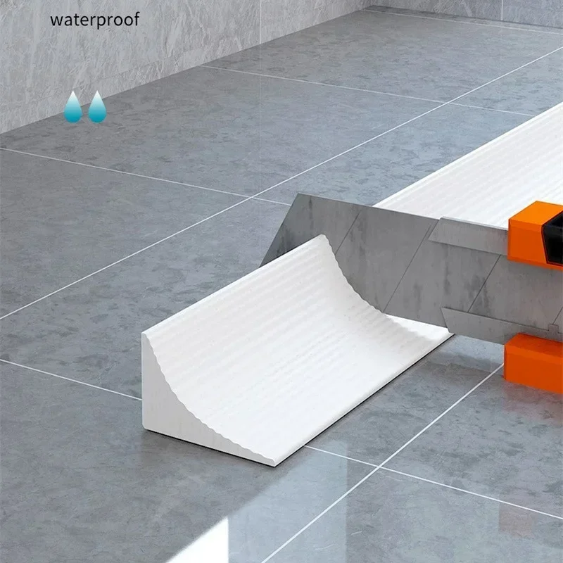 Shower Door Dam Water Stopper Silicone Bathroom Kitchen Sink Edge Dry and Wet Separation Flood Barrier Under Door Seal Strip