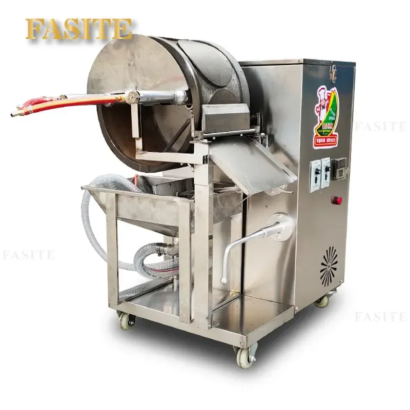 For Commercial Automatic Pancake Machine Gas Roast Duck Cake Maker Spring Roll Skin Bread Roaster Auto Sizing Kitchen Tool