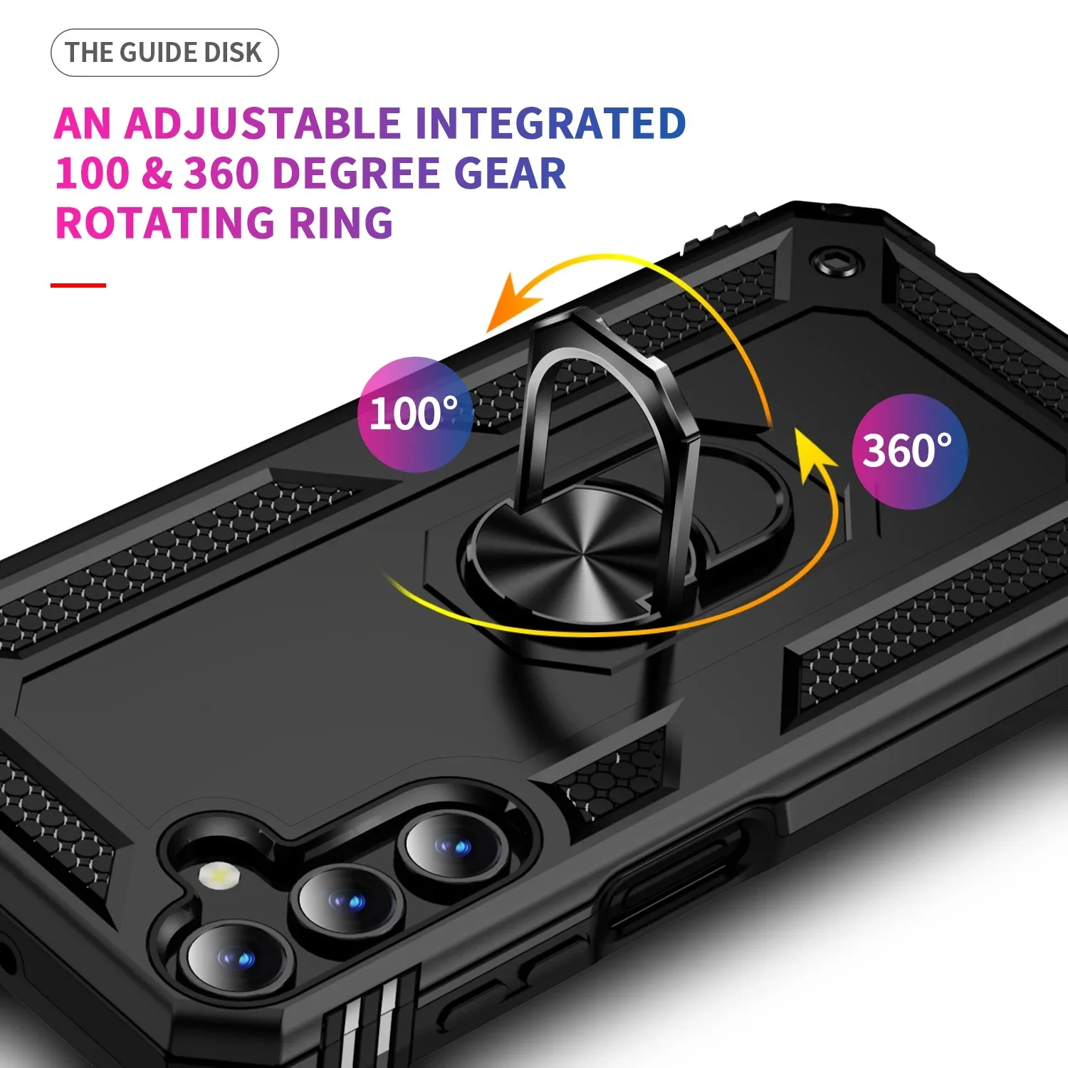 Armor Shockproof Ring Stand Holder Magnetic Case For Samsung Galaxy A24 A25 A33 A70 A60 A50 A40 A41 A80 A82 A22 A23 A51 Covers