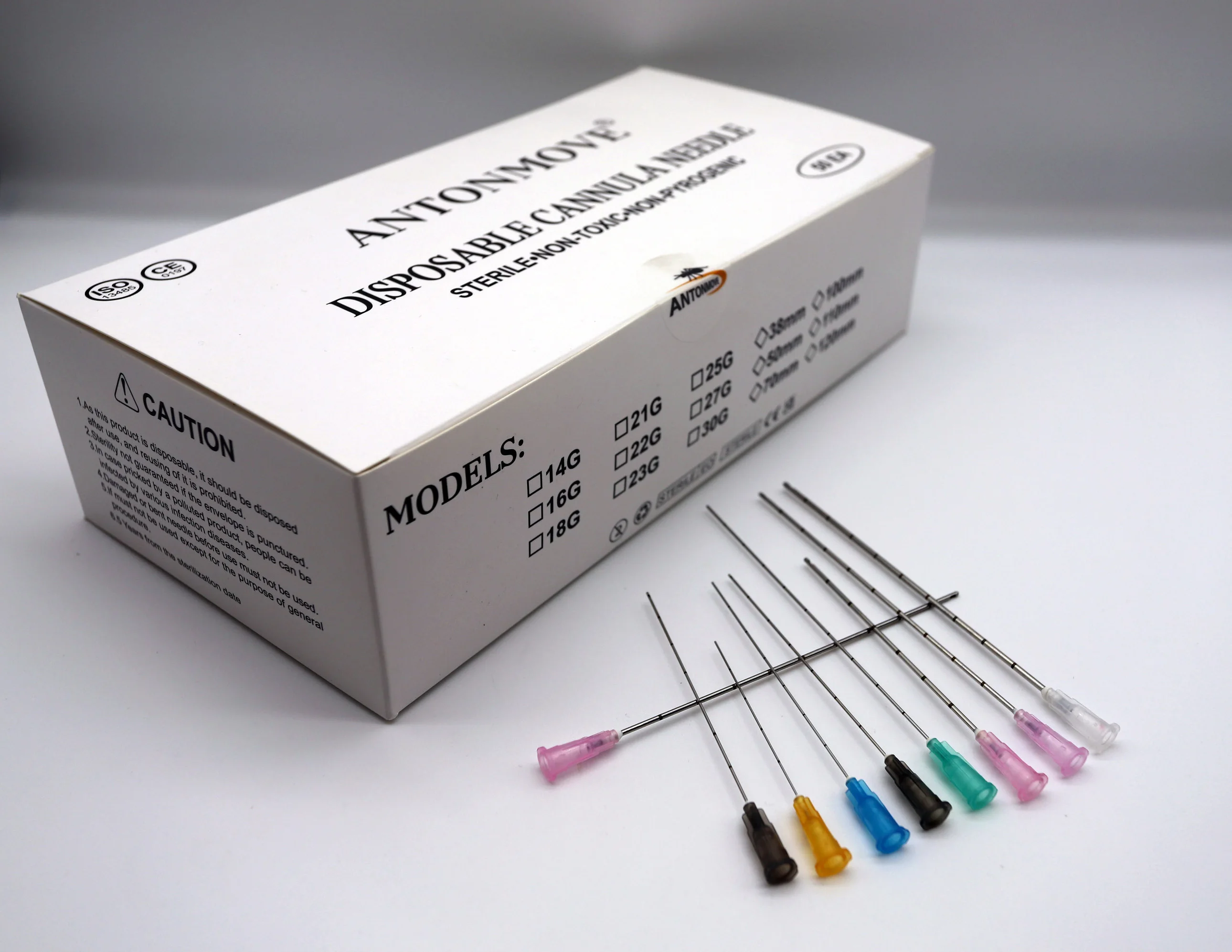 

50pacls/box Micro Tip Blunt Cannula for Lip/Nose Filler 22G 50mm 25G 50mm 27G 38mm Disposable Stainless Steel Blunt Needles