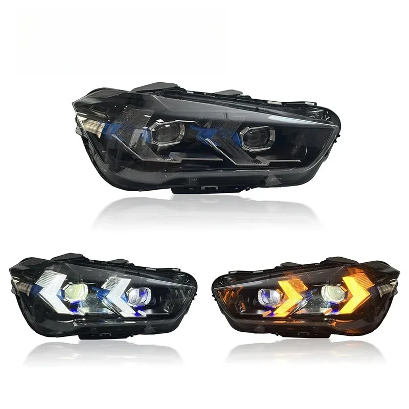 SJC  Headlight for  X1 F49 2016-2023 Headlight Assembly Upgrade to 2025 Day Running Lights Turn Signal Car Accessories