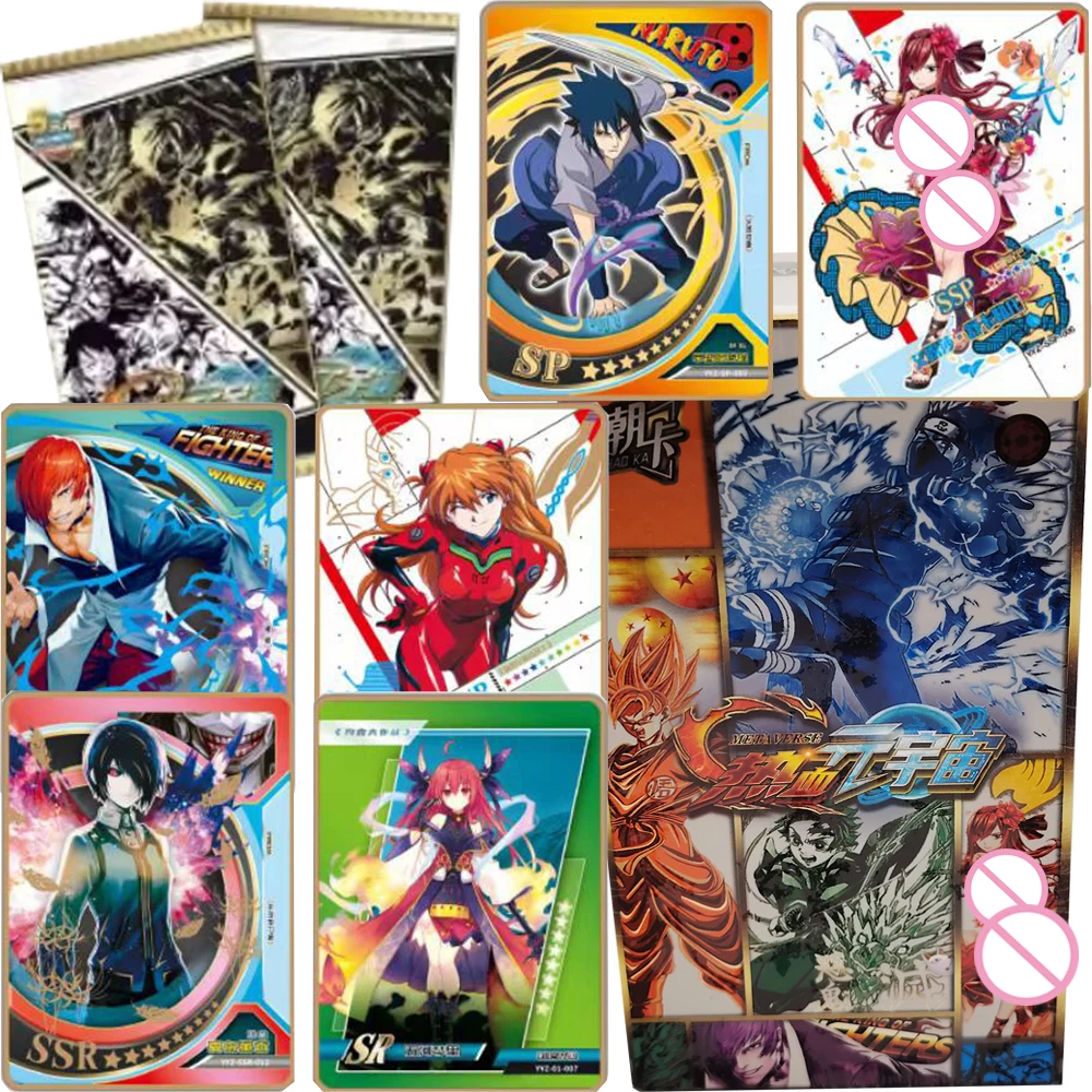 

Hot Blood Yuan Universe Collection Cards Gojo Satoru Geto Suguru Jolyne Cujoh Q-version Cartoon Cute Popular Character Card Gift