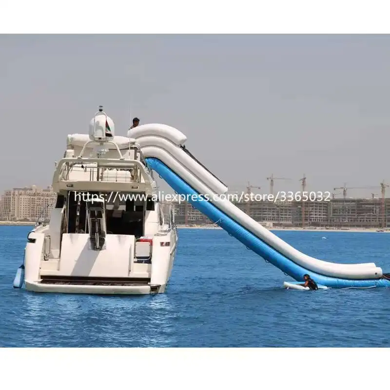

Giant Inflatable Water Slide For Yacht , Yacht Inflatable Water Slide