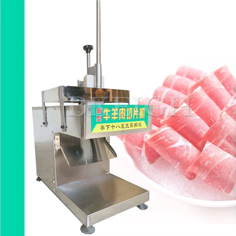 

Новинка 2024 года, 304, пищевая полностью автоматическая нарезка для говядины и курицы, коммерческая мясорубка