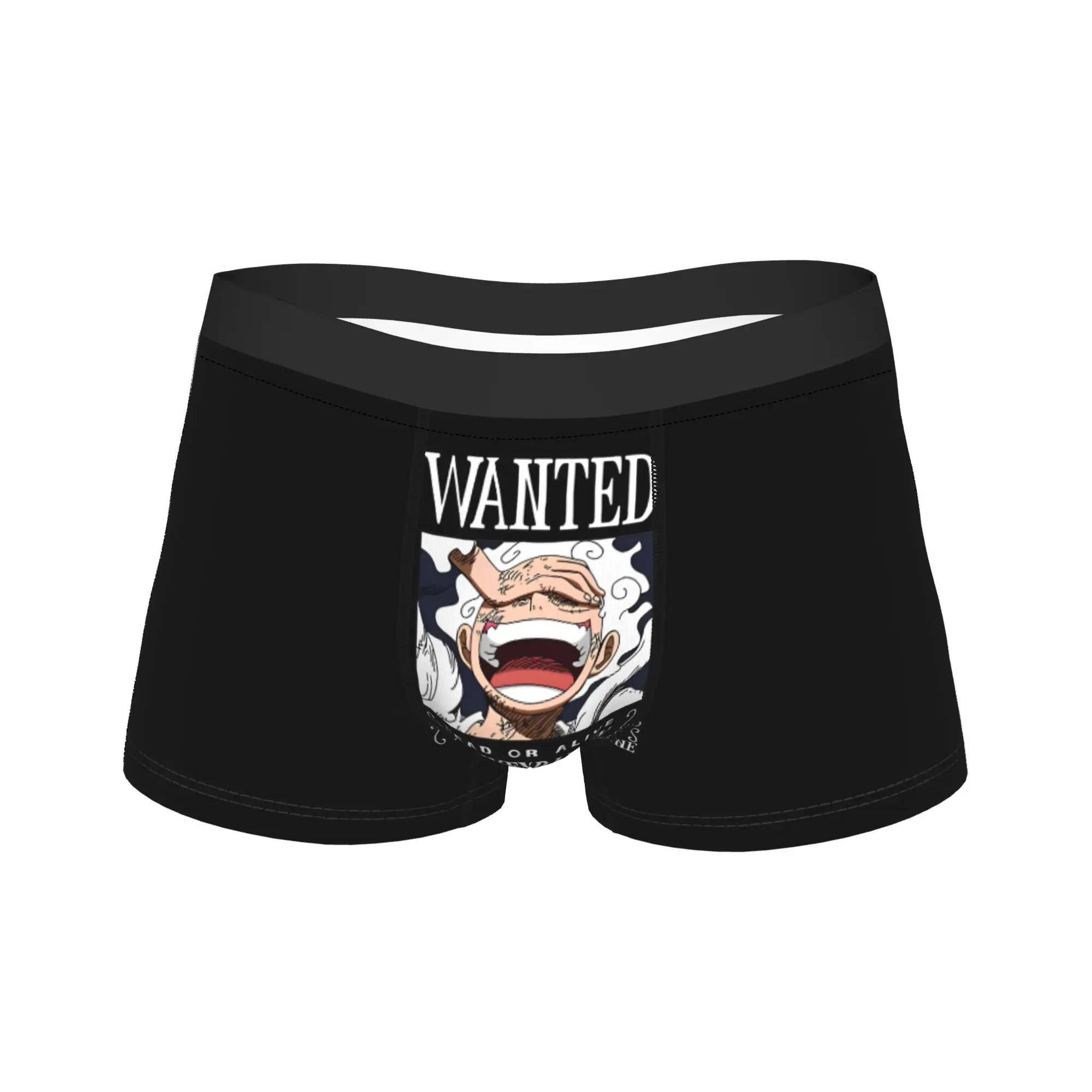 

Мужское нижнее белье Luffy Cool Monkey D Luffy, боксеры с рисунком аниме One Piece Humor, шорты, трусы, дышащие трусы для мужчин, размеры S-XXL