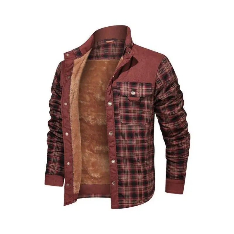 

Новые мужские куртки с застежкой на талии и V-образным вырезом в семи четвертей Све Другой материал Повседневная одежда для среднего возраста...