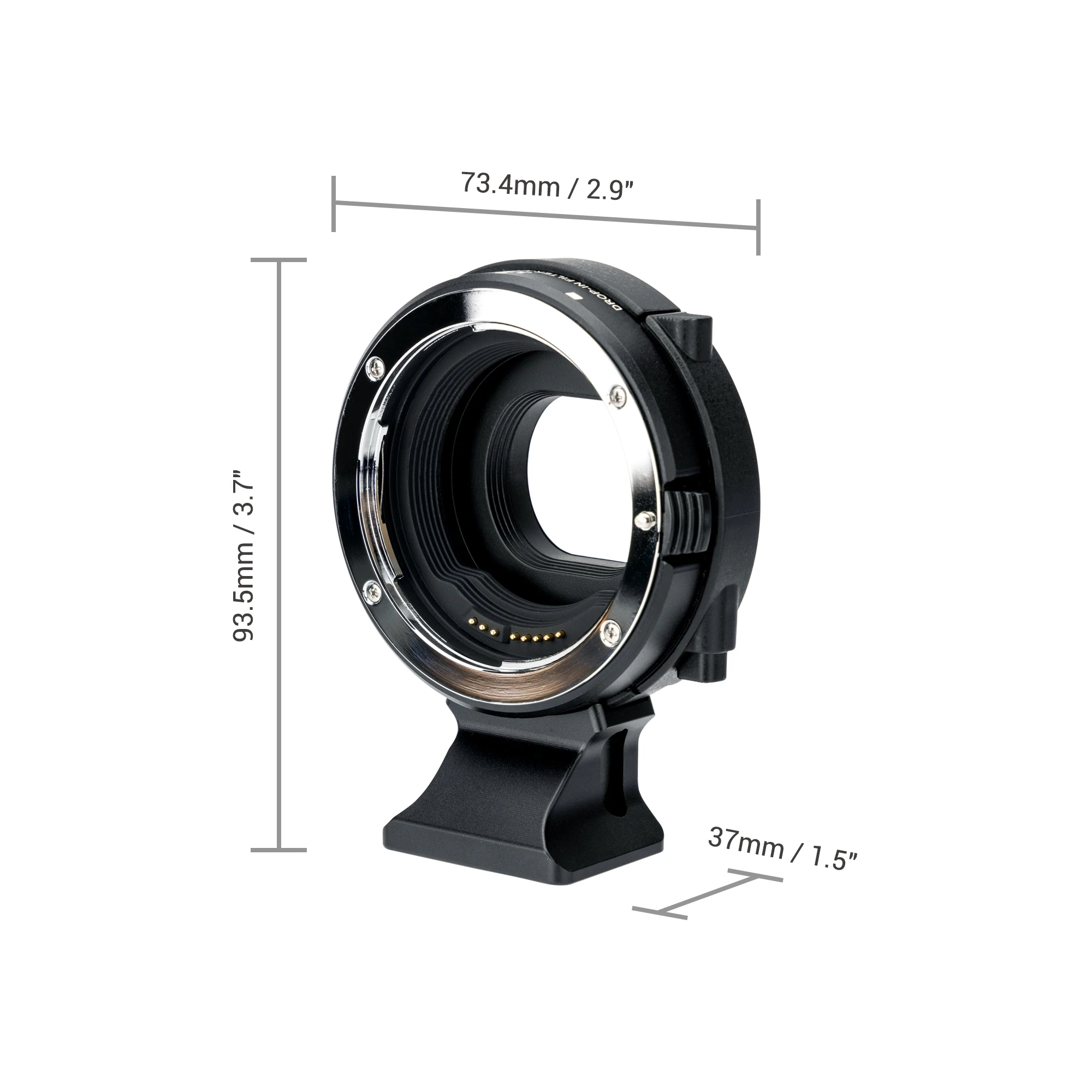 JJC EF-EOS M Mount Adapter with ND CPL Filters for Canon EF/ EF-S Lens to EF-M Mount Camera for EOS M50 Mark II M200 M100 M6 M5