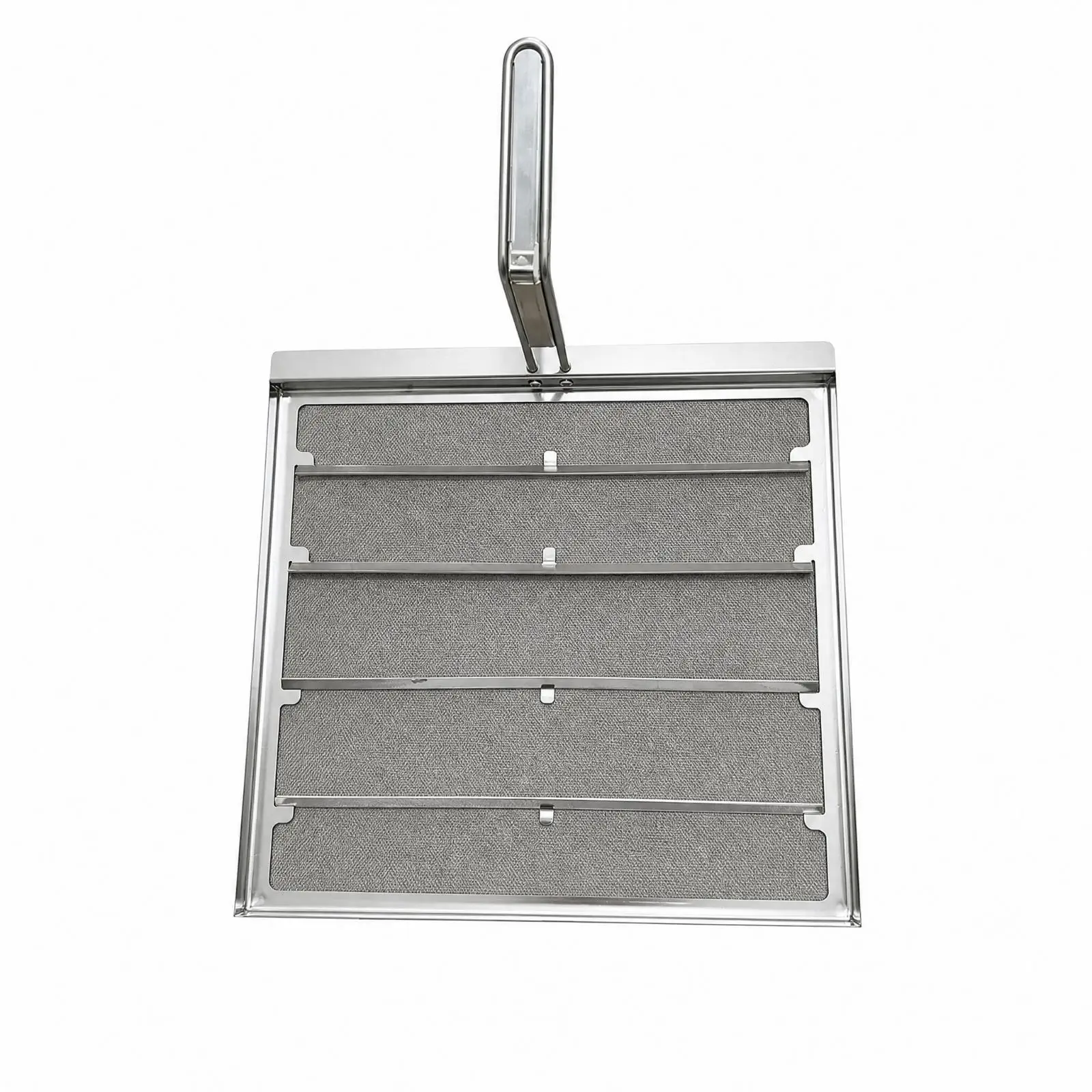Heavy Duty Fryer Oil Strainer Skimmer 304 Stainless Steel Fine Mesh for Restaurant Deep Fryer Cleaning Tool