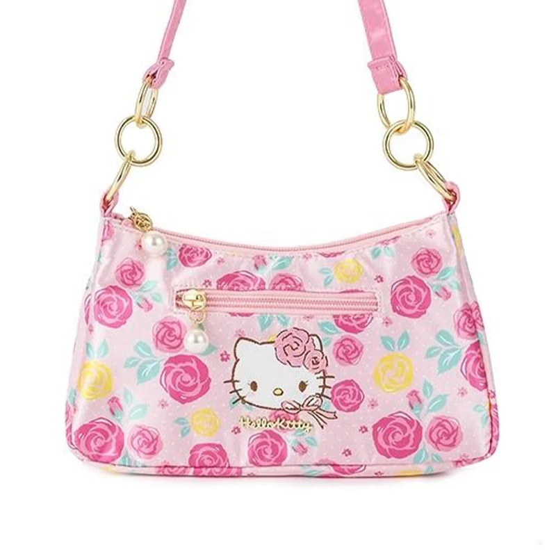 

Hello Kitty Sanrio плюшевая кавайная мультяшная Милая коллекция розы сумка на плечо на молнии Фотосумка для девочек Детская игрушка подарок на день рождения