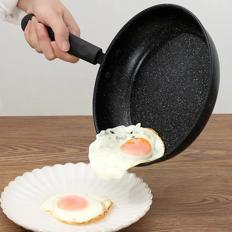 Maifan Stone Non-Stick Frying Pan Saucepan Omelette Cooking Pots Kitchen Egg Steak Skillet Kitchenware for Gas Induction Cooker