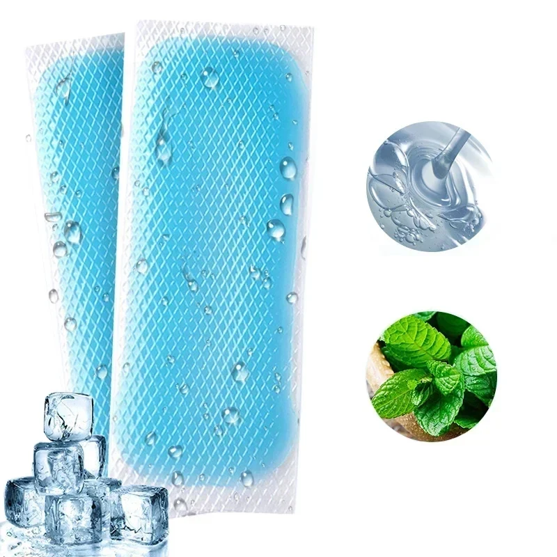 تبديد الحرارة في الصيف وتبريد رقع الثلج متعددة الوظائف، رقع جل تبريد للبالغين تخفف الحمى والألم والانزعاج