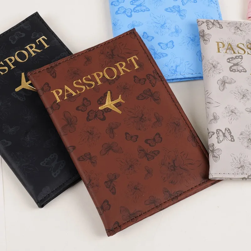 

1pcs Passport Protective Cover Pu Leather Document Case Passport Pass Protection Cover Case Material Waterproof for women girl