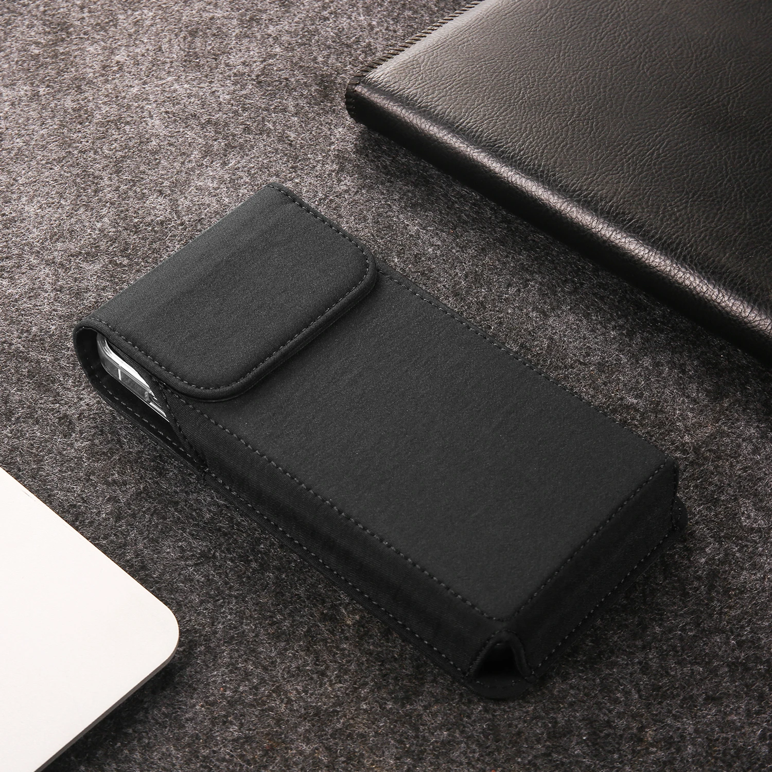 Custodia per telefono con clip da cintura in nylon Custodia per marsupio per iPhone 16 15 17 13 Pro Max 7 Plus, Samsung S25 S24 S23 S22 Ultra A17 Custodia per fondina