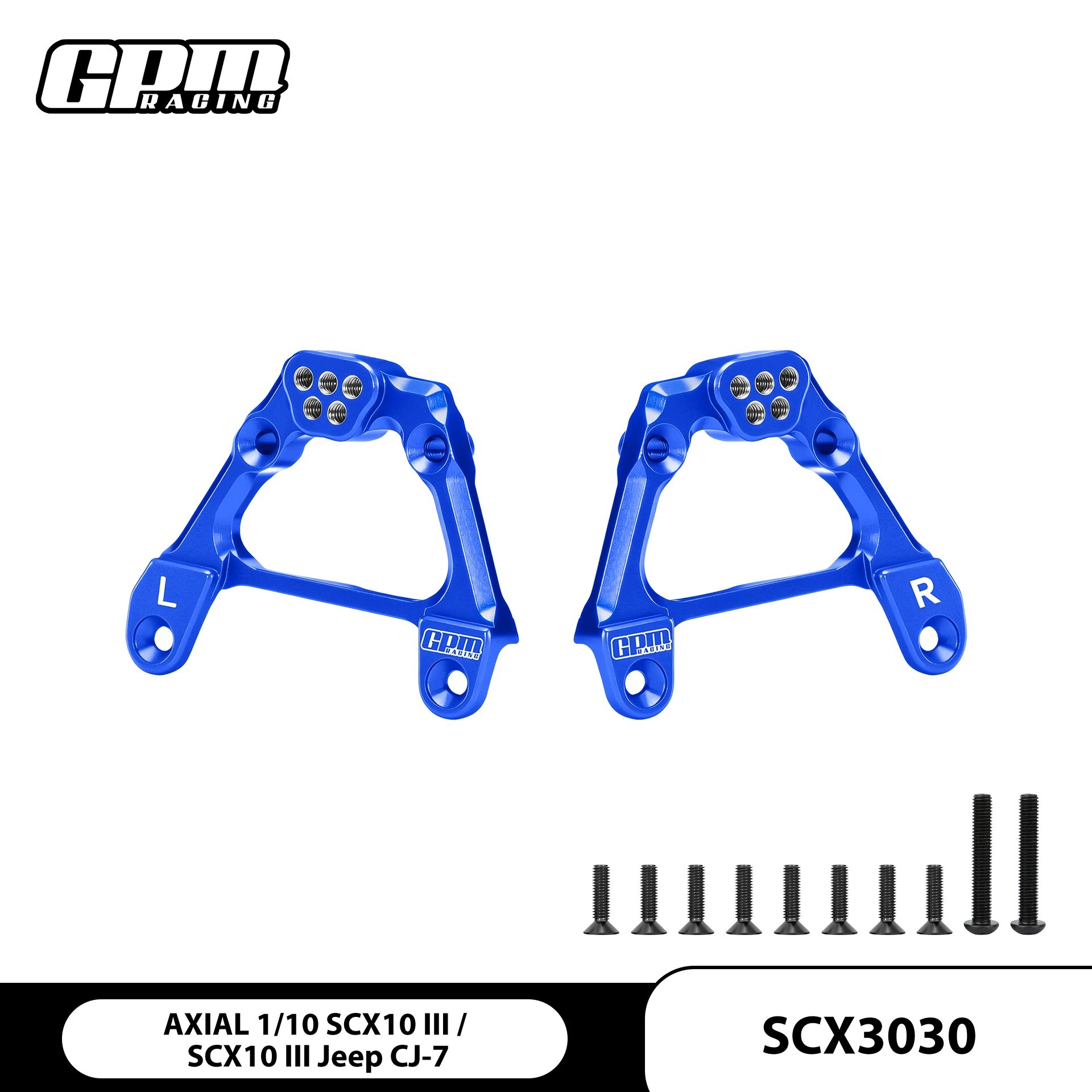 

GPM алюминиевая регулируемая задняя фотовспышка для AXIAL SCX10 III Jeep Wrangler