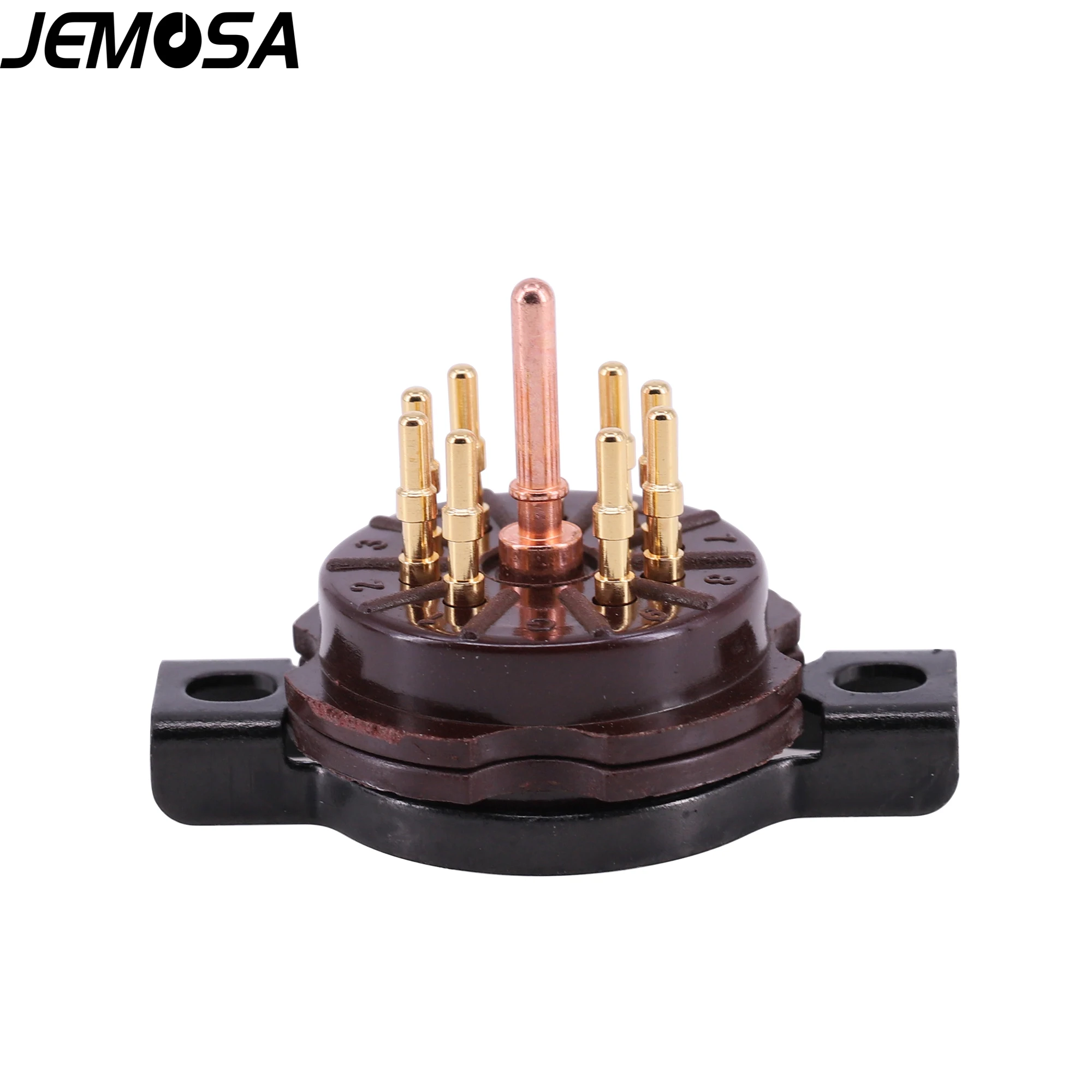 Cmc 9pin Buis Socket Bruin Bakeliet Voor 12au7 12ax7 6922 E88cc Ecc82 7199 Ecc83 Vintage Buis Audio Versterker Hifi