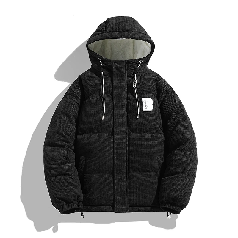 Winterjas Mannen Outdoor Capuchon Dikker Heren Winter Mannelijke Jas Windjack Fleece Warme Vrouwen Donsjassen Jassen Overjas